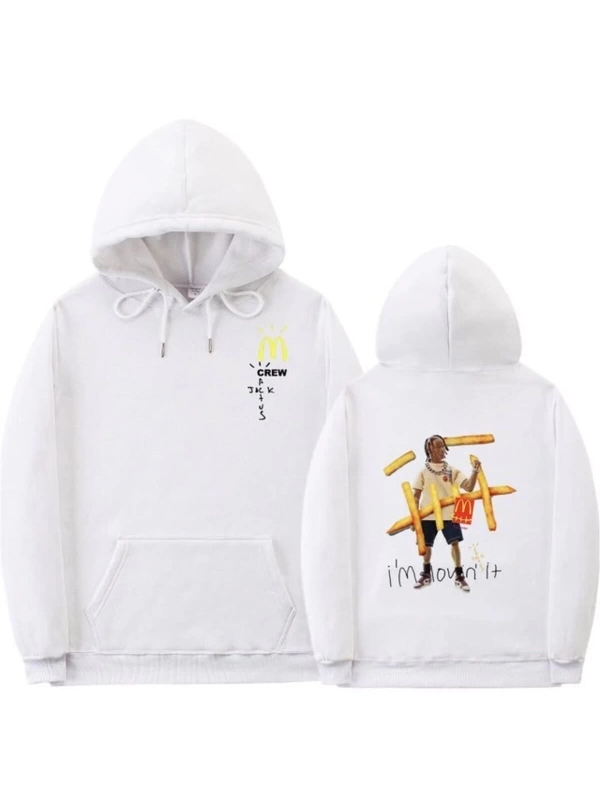 Cactus Jack Baskılı Hoodies Kapşonlu 13878