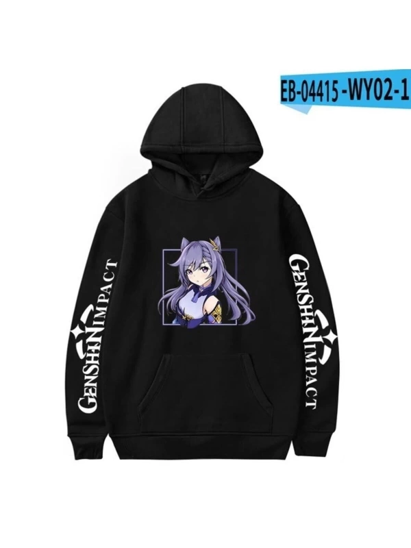 Unisex Genshin Impact, Kapşonlu Model92 12398