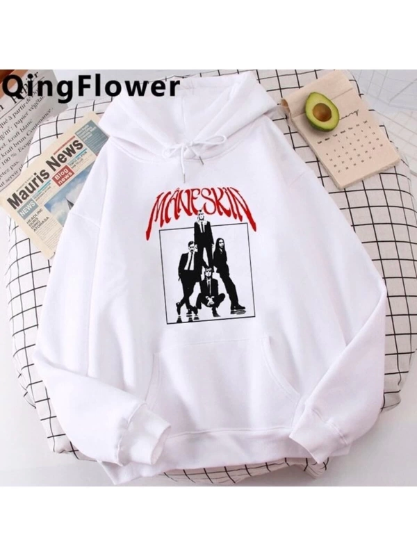 Maneskin Hip Hop Unisex Kapşonlu Model46 12427
