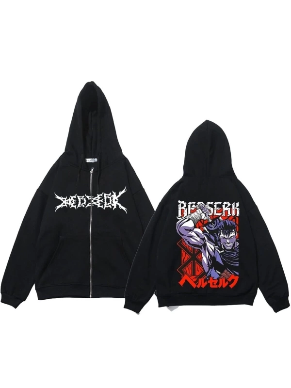 Berserk Fermuar Hoodie Mod34 14619