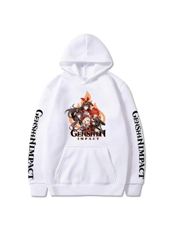 Unisex Genshin Impact, Kapşonlu Model88 12394