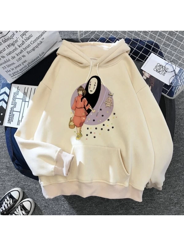 Totoro Kapüşonlu Ghibli Kawaii Hoodie83 14844