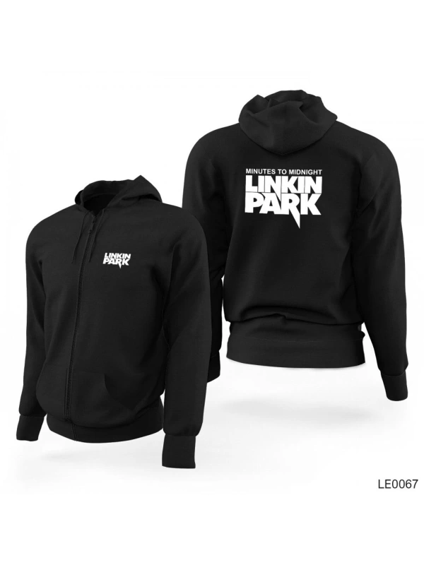 Fermuarlı Kapşonlu Sweatshirt 12940