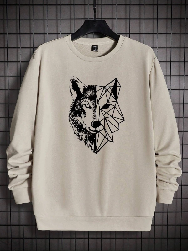 Unisex Kadın/Erkek Harajuka Sokakt Yazılı Grafik Sweat