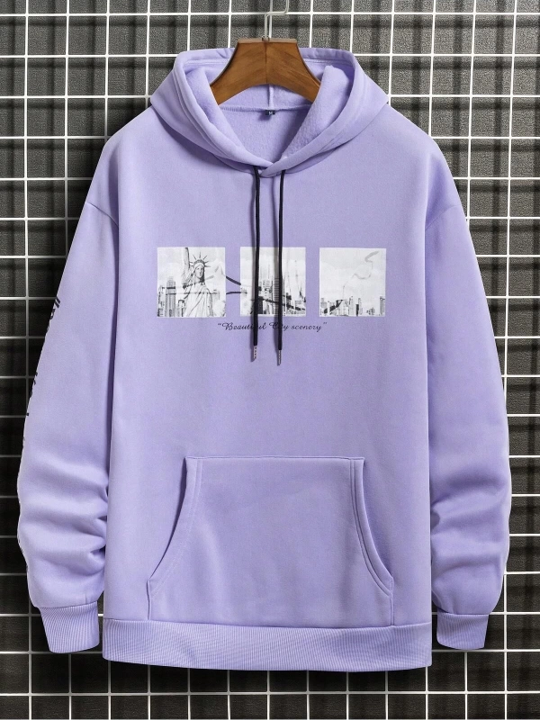 Unisex Kadın/Erkek Harajuka Sokakt Yazılı Grafik Sweat
