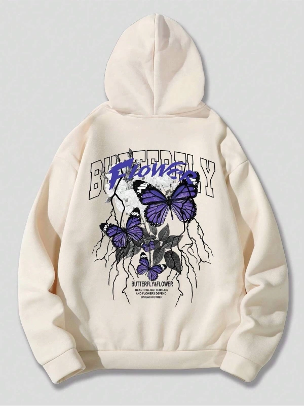 Unisex Kadın/Erkek Harajuka Sokakt Yazılı Grafik Sweat