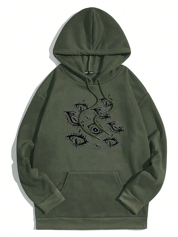 Unisex Kadın/Erkek Harajuka Sokakt Yazılı Grafik Sweat