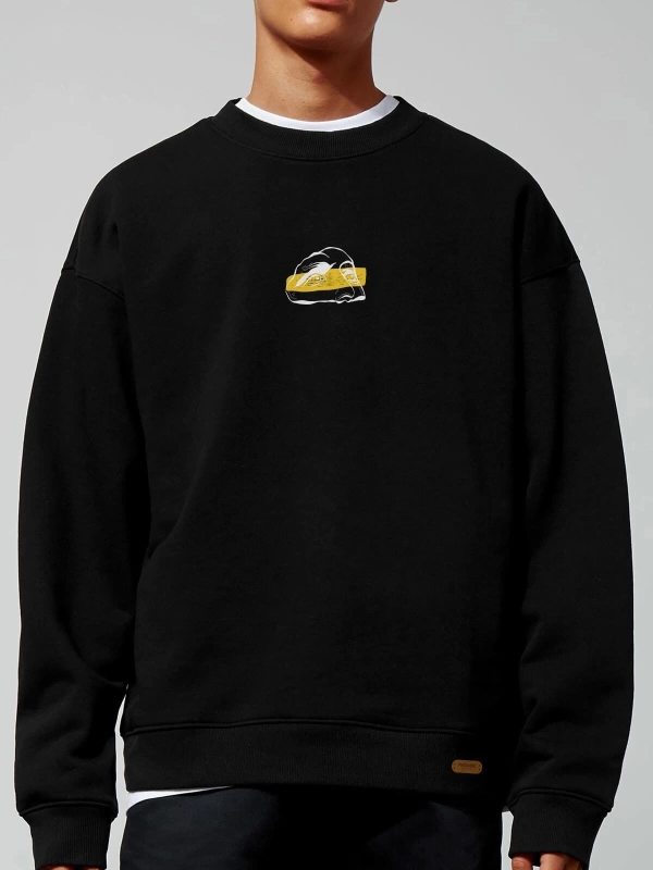 Antique Series 5 Oversize Siyah Sweatshirt Tarzsokak164