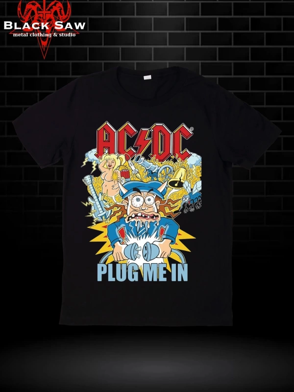 ACDC Simpsons Temalı Rock KODSİYAHSAW