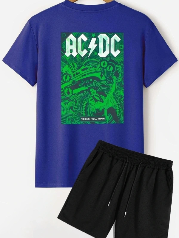 Acdc Şort T-shirt Eşofman Takımı Acdcshort