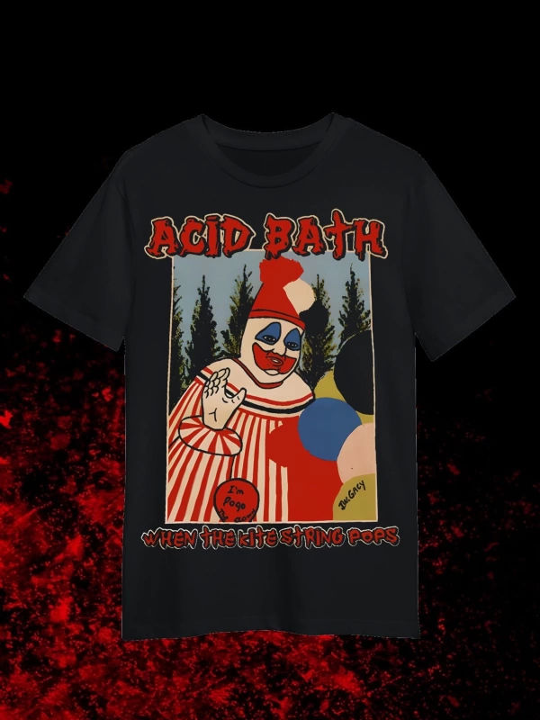 Acid Bath Tshirt KODSİYAHSAW