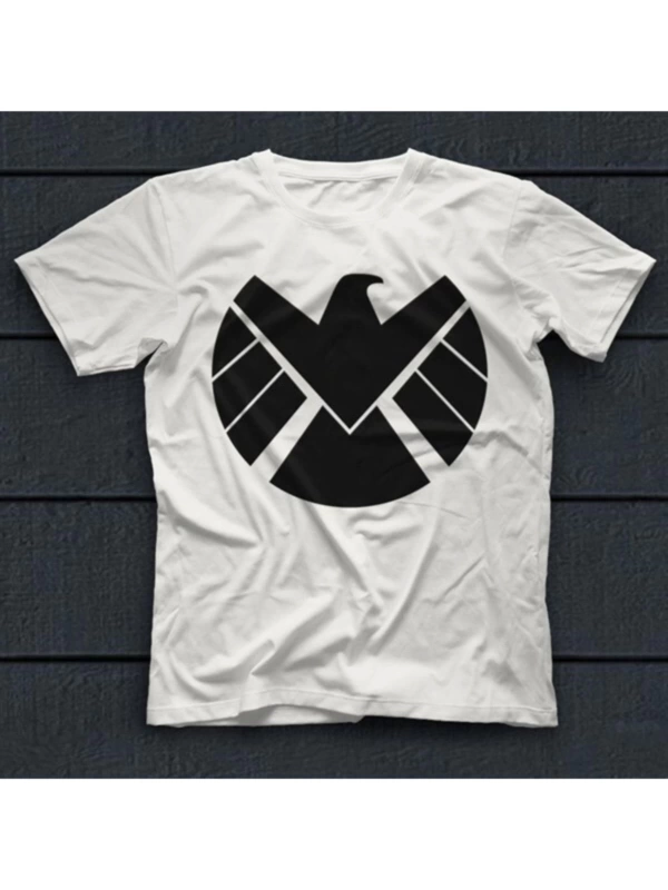 Agents Of S.h.ı.e.l.d. Beyaz Unisex Tişört T-shirt