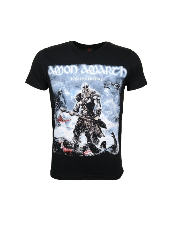 Amon Amarth Jomsviking Metal Band Baskılı Penye Tişört