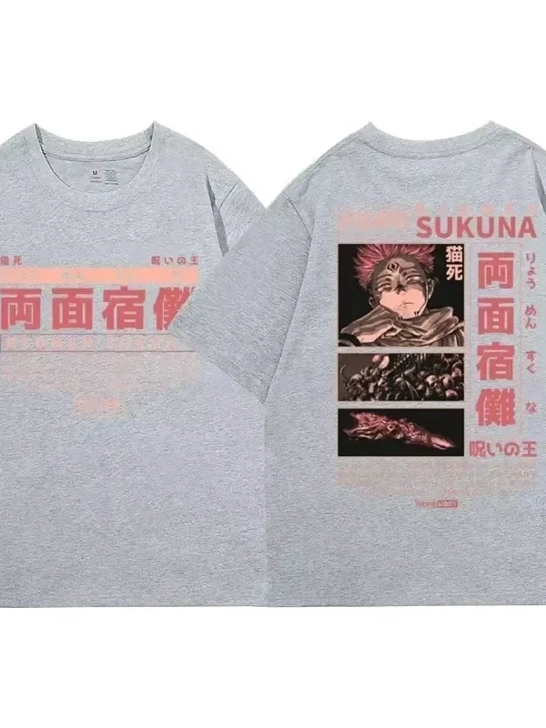 Anime Desenli Unisex Bay Bayan Tişört  Jujutsu Kaisen Gojo Satoru
