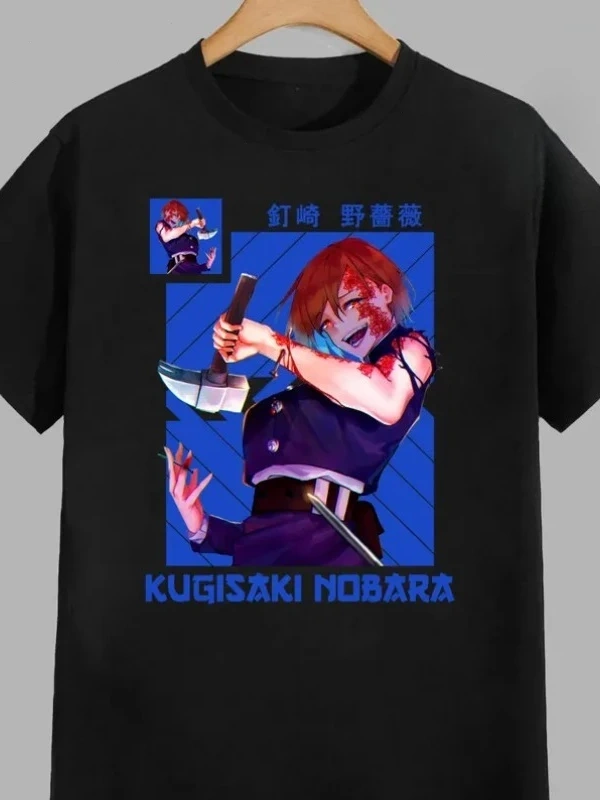 Anime Desenli Unisex Bay Bayan Tişört  Jujutsu Kaisen Gojo Satoru