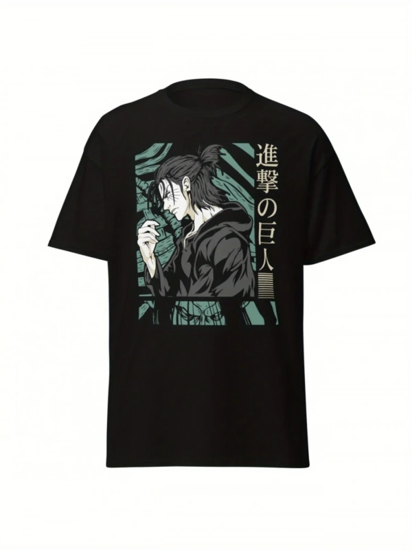 Anime Desenli Unisex Bay Bayan Tişört  Titan
