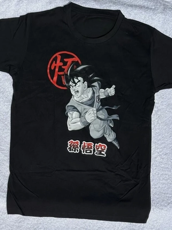 Anime Desenli Unisex Çocuk Tişört  Dragon Ball Z Kamehameha
