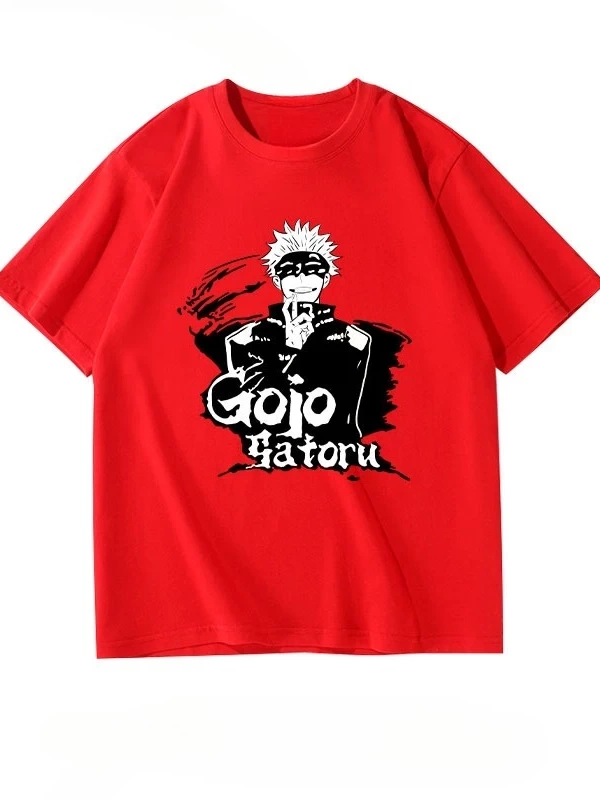 Anime Desenli Unisex Çocuk Tişört  Jujutsu hattı Gojo Satoru