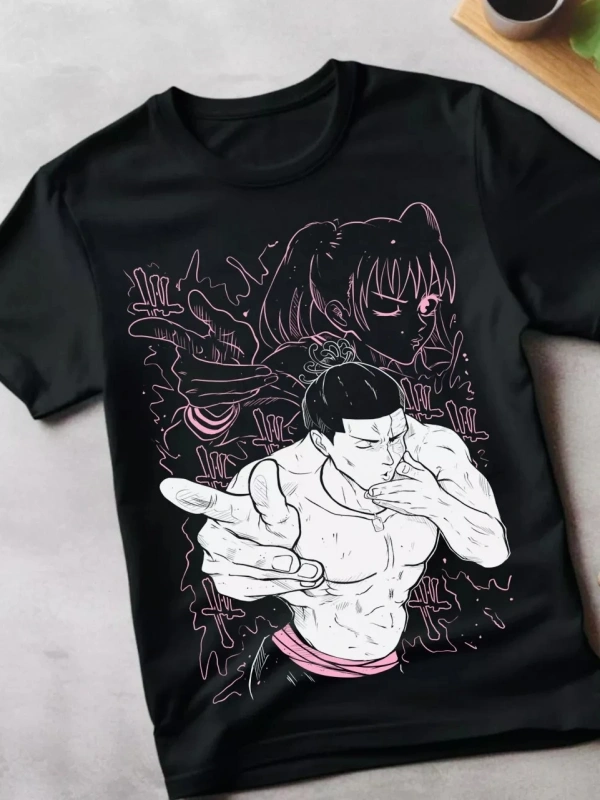 Anime Desenli Unisex Çocuk Tişört  Jujutsu Kaisen Gojo Satoru