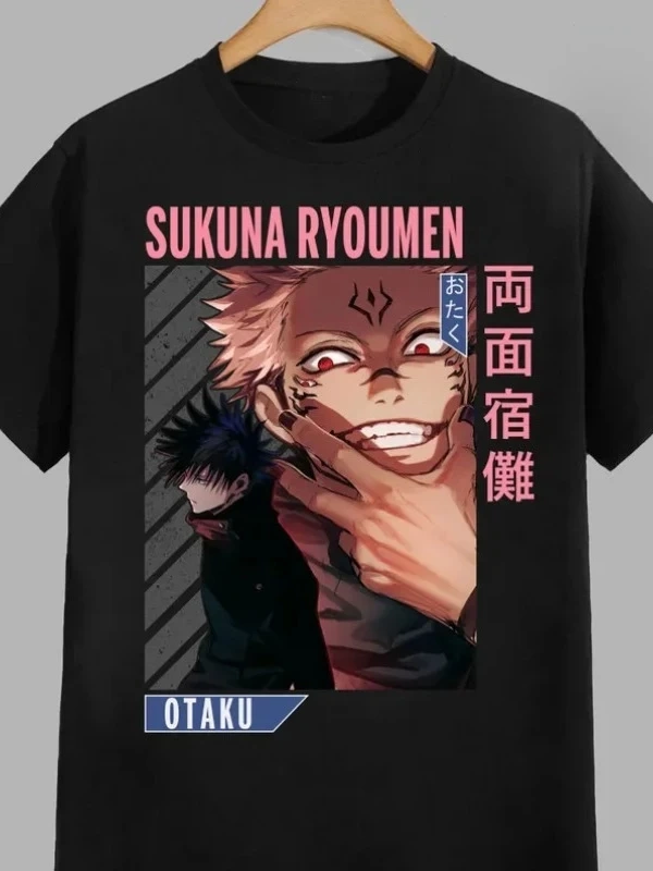 Anime Desenli Unisex Çocuk Tişört  Jujutsu Kaisen Gojo Satoru