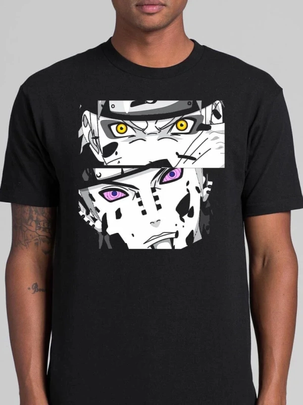Anime Desenli Unisex Çocuk Tişört  Naruto