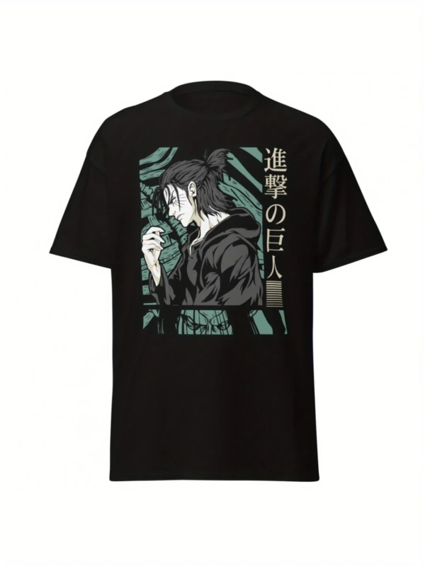 Anime Desenli Unisex Çocuk Tişört  Titan