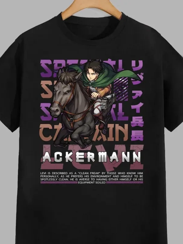 Anime Desenli Unisex Çocuk Tişört  Titanlar Anime