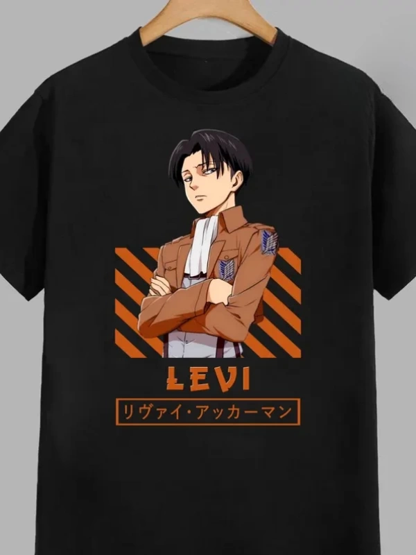 Anime Desenli Unisex Çocuk Tişört  Titanlar Anime