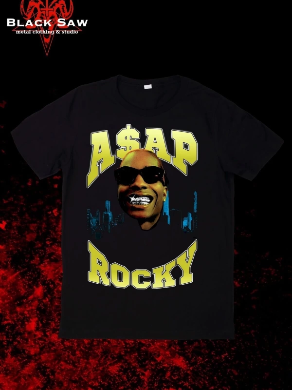 ASAP ROCKY Desenli KODSİYAHSAW