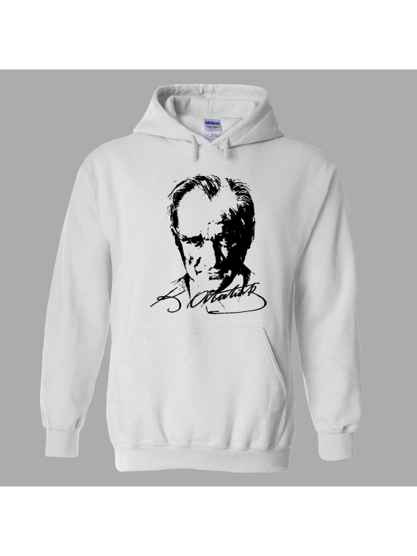 Atatürk Unisex Kapüşönlu Hoodie