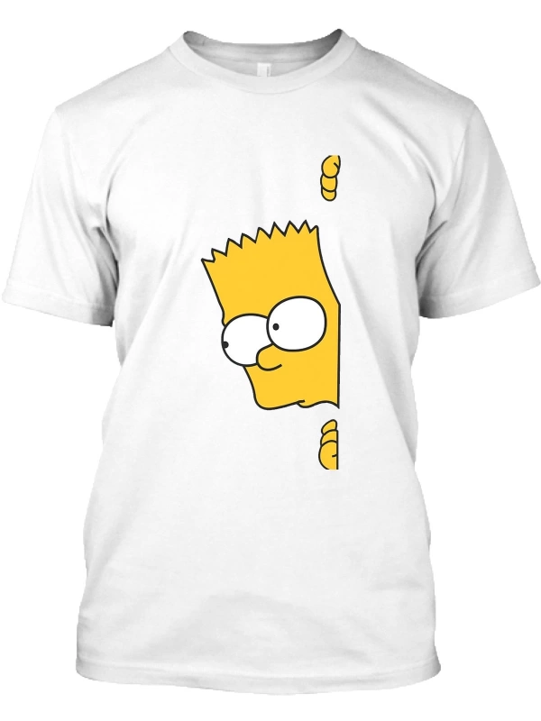 Bart Baskılı T-Shirt