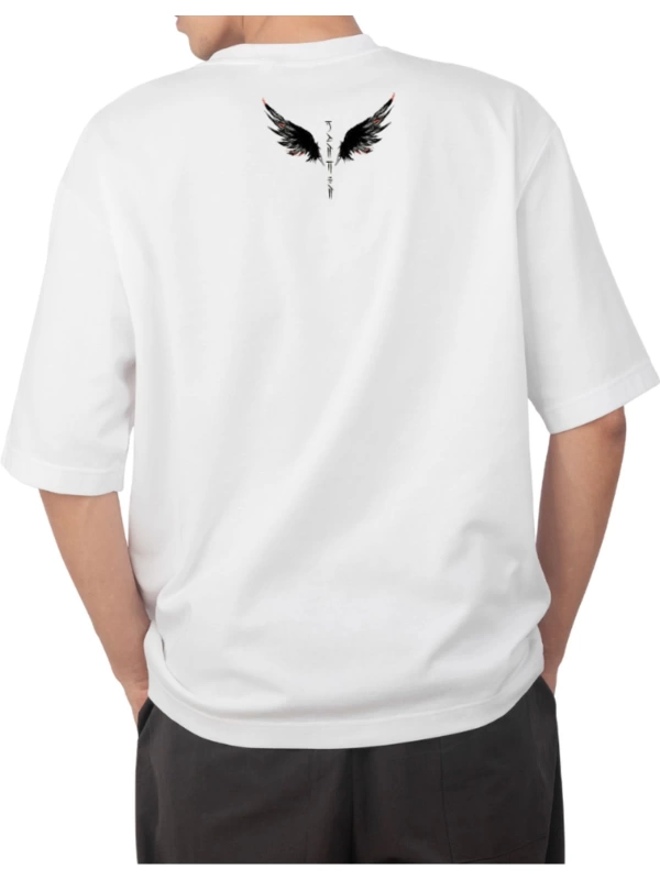 baskılı oversize t-shirt