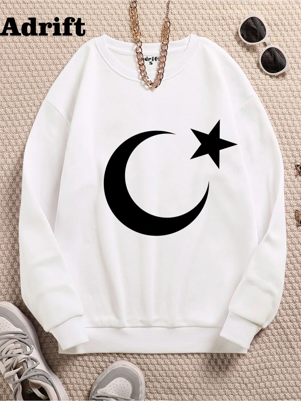 Bayrak Köstebek Sokak Trend Tasarım Harajuku/Gotik Beyaz