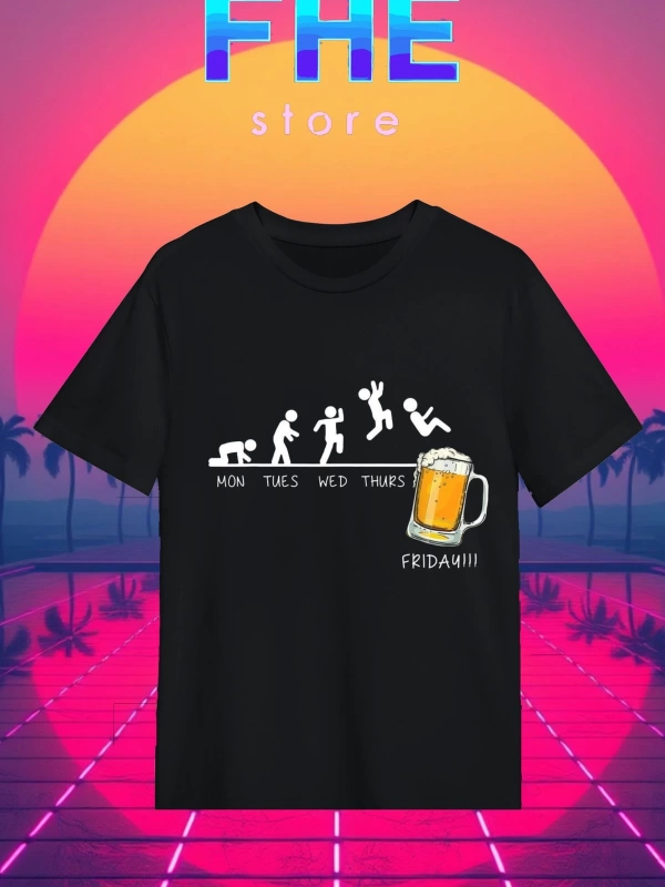 Beer Day Komik Baskılı KODSİYAHSAW