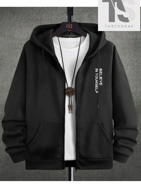 Believe Yourself Sweatshirt Fermuarlı Hırka