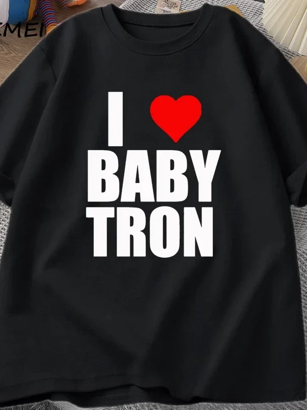 Ben aşk BABYTRON T Shirt erkekler rapçi T-Shirt shiboyboyz Streetwear Harajuku pamuk Unisex r 3020