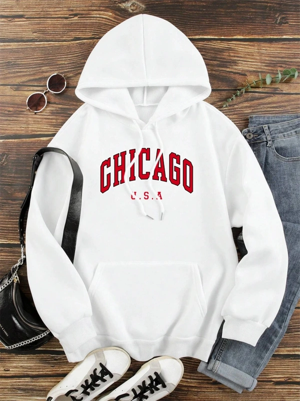 Beyaz abd şehir Chicago mektup grafik