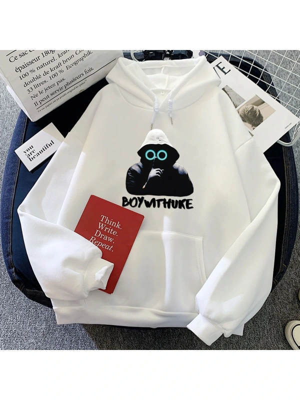 Beyaz Adrifti BoyWithUke kıcı Roupas Femininasu Sudaderas E