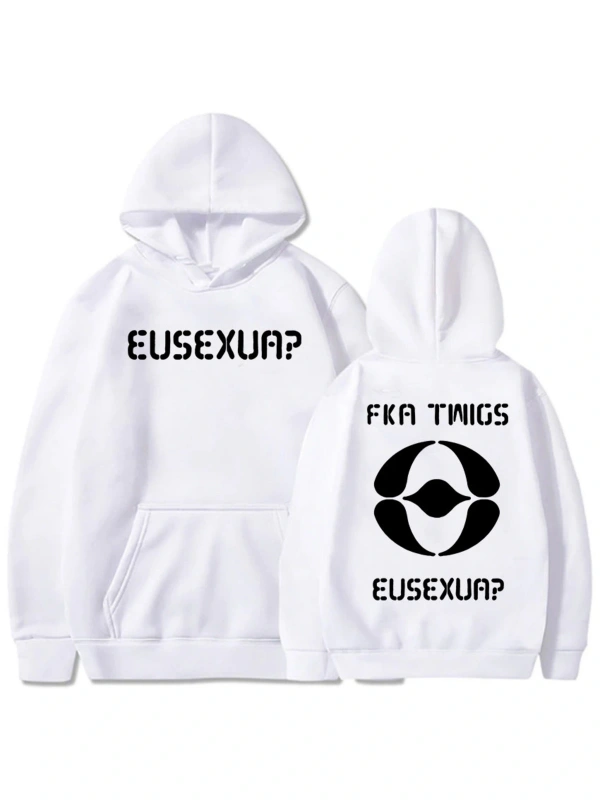 Beyaz Adriftuzun kollu u eueua FKA dallar Hoodies lar caderas Con Capucha rahat