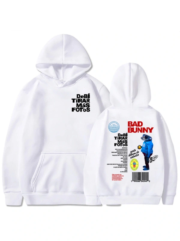 Beyaz Bad Bunny DTMF Debí Tirar Más Fotoğraflar Yeni Albüm Moda Roupas Fe