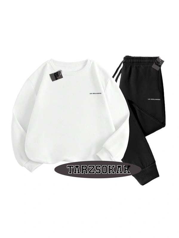 Beyaz Biskilet les Detaylı ikili TAKIM