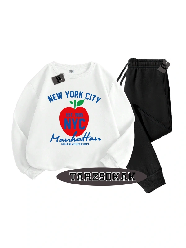 Beyaz Biskilet Nyces Detaylı ikili TAKIM