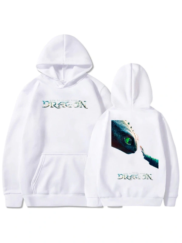 Beyaz Film Ejderhanı Nasıl Eğitirsin Dişsiz Karikatür Grafik