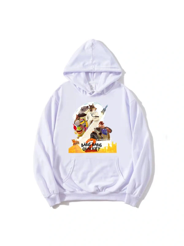 Beyaz i Kötü Adamlar 2 3D Film Hoodies Sonbahar Moda Kap