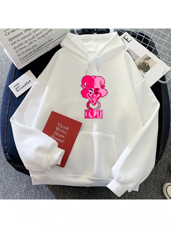 Beyaz Insanee palyaço Posse yeni Fashionrend komik lar Hoodies Unisex Hoody sıcak l