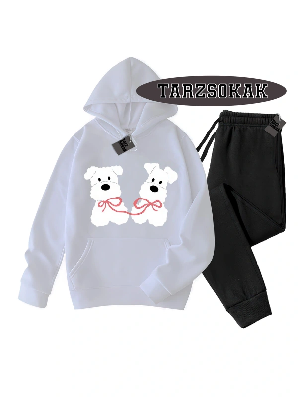 Beyaz Kapşonlu film köpek Detaylı ikili TAKIM