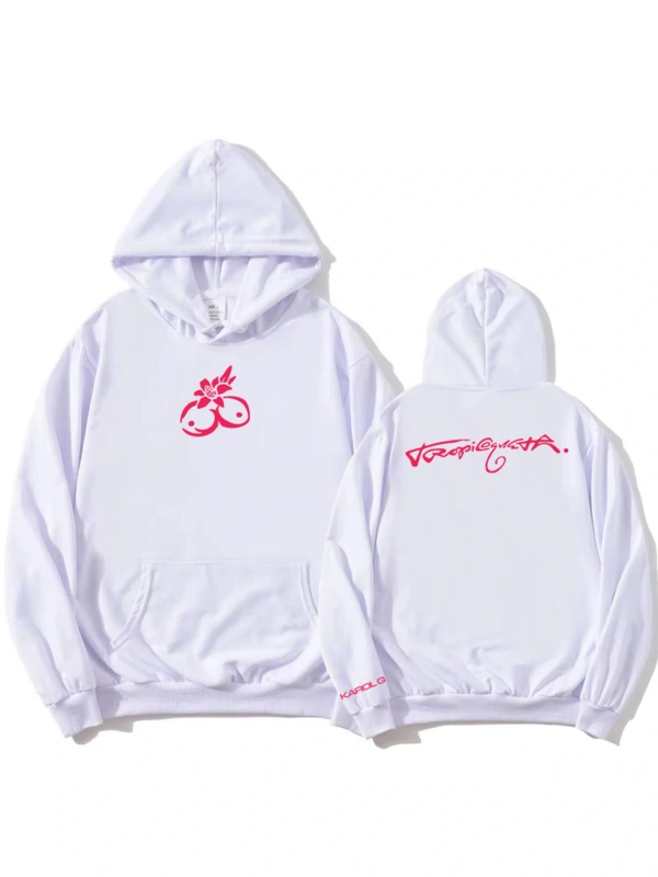 Beyaz KAROL G Tropicoqueta kıcı Albümü Grafik Uzun