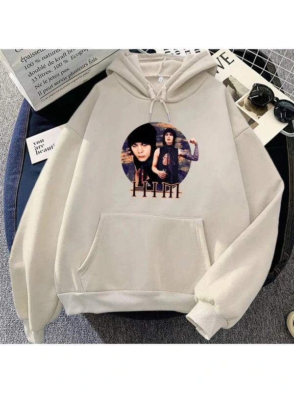 Beyaz kıyafetleri onu Ville Valo ağır zihinsel moda Harajuku tarzı u