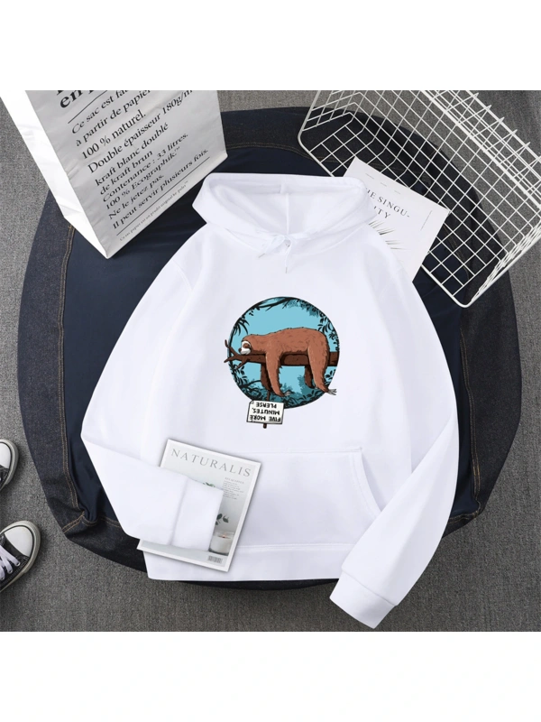 Beyaz Koala bir tembellik üzerimde