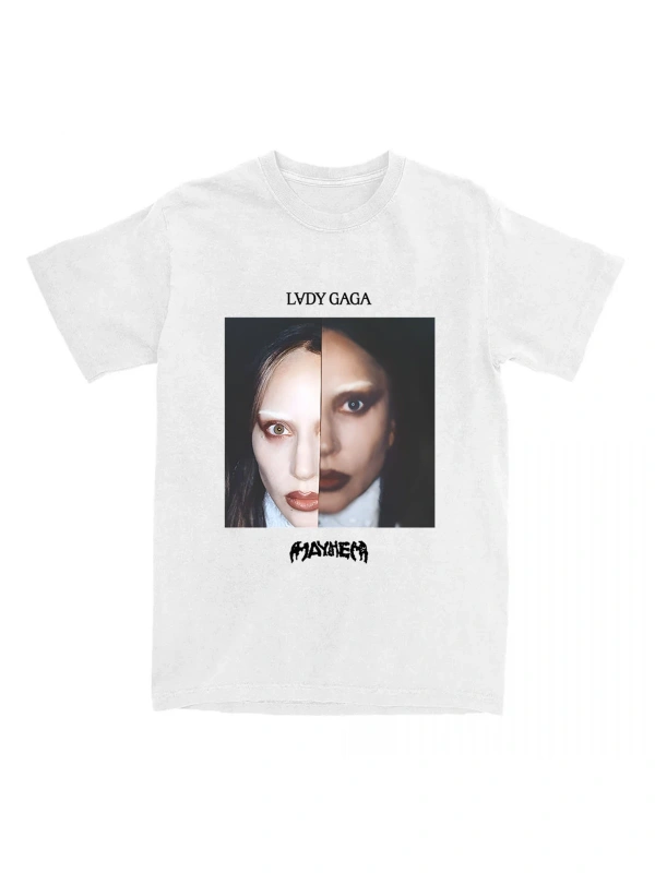 Beyaz Lady Gaga Mayhem Albümü, Kalça Kalça Unisex Sokak Şarkıcı Graf